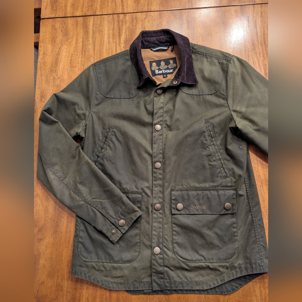 Barbour Reelin Wax Jacket (Fern)